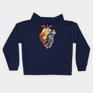 Flower Heart Spring Classic Kids Hoodie